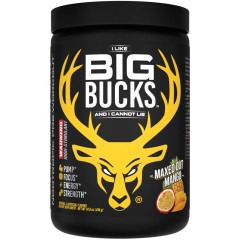 BUCKED UP, Big Bucks Pre-Workout, Flavor Maxed Out Mango (Манго, ананас, маракуйя), 414 г, 30 порций