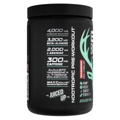 BUCKED UP, Big Bucks Pre-Workout, Flavor Juiced Up (Яблоко, виноград, персик), 414 г, (30 порций)