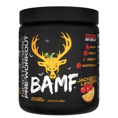 BUCKED UP, BAMF, PREMIUM ноотропный предтренировочный комплекс, вкус Jacked-O-Lantern (Клюква и цитрус), 366 г (30 порций)
