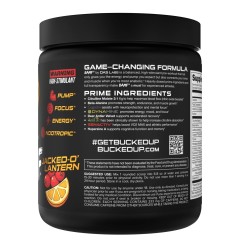 BUCKED UP, BAMF, PREMIUM ноотропный предтренировочный комплекс, вкус Jacked-O-Lantern (Клюква и цитрус), 366 г (30 порций)