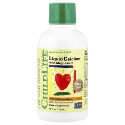 ChildLife Essentials, жидкий кальций с магнием, с натуральным апельсиновым вкусом, 474 мл (16 жидк. унций)