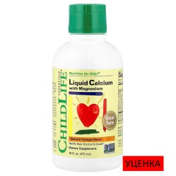 ChildLife Essentials, жидкий кальций с магнием, с натуральным апельсиновым вкусом, 473 мл (16 жидк. унций)