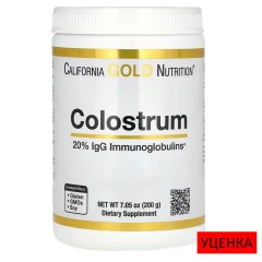 California Gold Nutrition, концентрированное молозиво в порошке, 200 г (7,05 унции)