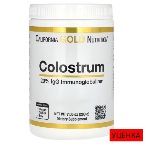 California Gold Nutrition, концентрированное молозиво в порошке, 200 г (7,05 унции)