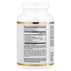 California Gold Nutrition, Curcumin C3 Complex, комплекс куркумина из куркумы с экстрактом чёрного перца BioPerine, 120 вегетарианских капсул