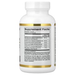 California Gold Nutrition, комплекс с силимарином с экстрактом расторопши, одуванчиком, артишоком, имбирем и BioPerine, 120 растительных капсул