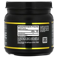 California Gold Nutrition, Sport, моногидрат креатина, без добавок, 454 г (1 фунт)