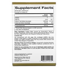 California Gold Nutrition, липосомальный витамин C, со вкусом апельсина, 1000 мг, 30 пакетиков по 6 мл (0,2 жидк. унции)