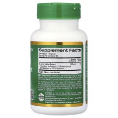 California Gold Nutrition, EuroHerbs, экстракт зверобоя, качество Euromed, 300 мг, 60 растительных капсул