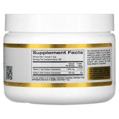 California Gold Nutrition, Buffered Gold C, некислый витамин C в порошке, аскорбат натрия, 238 г (8,40 унции)