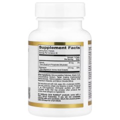 California Gold Nutrition, хелат магния с кальцием, 90 таблеток (45 порций)