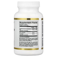 California Gold Nutrition, комплекс с цинк-L-карнозином, 90 вегетарианских капсул