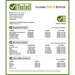 California Gold Nutrition, Sport, добавка для здоровья суставов, 90 растительных капсул