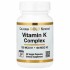 California Gold Nutrition, комплекс витаминов группы K, 60 растительных капсул