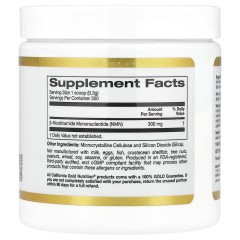 California Gold Nutrition, NMN в порошке, 300 мг, 90 г (300 порций)