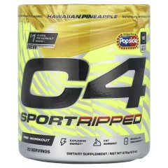 C4 / Cellucor, C4 Sport Ripped, предтренировочный комплекс, Popsicle, гавайский ананас, 270 г (20 порций)