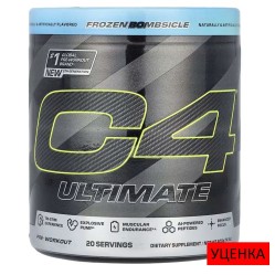 C4 / Cellucor, C4 Ultimate, предтренировочный комплекс, Frozen Bombsicle (Замороженный леденец), 400 г (20 порций)