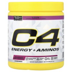 C4 / Cellucor, C4 энергетический напиток с аминокислотами, вкус виноград, 246 г, 30 порций