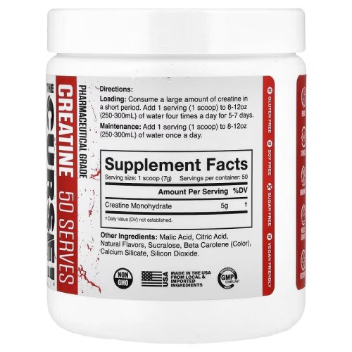 JNX Sports, The Curse, Моногидрат Креатина, персик и манго, 350 г, (50 порций)