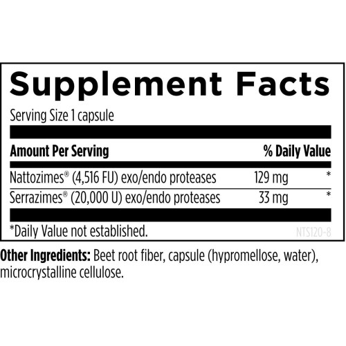 Designs For Health, Natto-Serrazime, 120 капсул