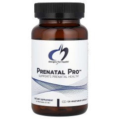 Designs For Health, Prenatal Pro, 120 вегетарианских капсул