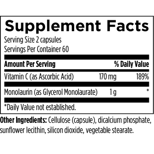 Designs For Health, Monolaurin-Avail, 120 вегетарианских капсул