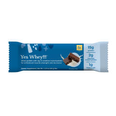 Designs For Health, Yes Whey!!! Протеиновый батончик с сывороточным белком 1 шт (60 гр)