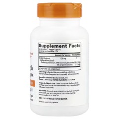 Doctor's Best, гинкго, 120 мг, 120 вегетарианских капсул
