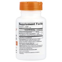 Doctor's Best, коэнзим Q10 с высокой степенью всасывания, с BioPerine, 100 мг, 120 капсул