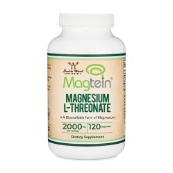 Double Wood, Supplements, L-треонат магния (Magtein), 2000 мг, 120 капсул (30 порций)