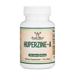 Double Wood, Supplements, Huperzine A, 200 мкг, 120 таблеток