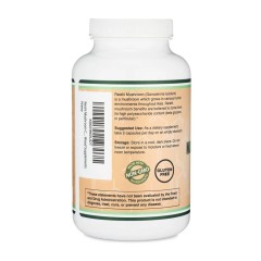 Double Wood, Supplements, Reishi Mushroom Extract, 1000 мг, 300 капсул (150 порций)