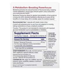 Enzymedica, фитосомы берберина, 60 капсул (275 мг в 1 капсуле/60порций)