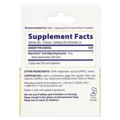 Enzymedica, BeanAssist, 30 капсул