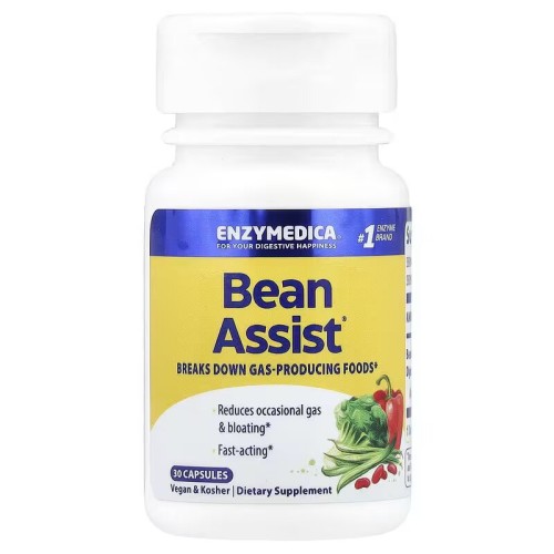 Enzymedica, BeanAssist, 30 капсул