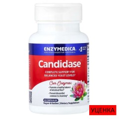 Enzymedica, Candidase, 42 капсулы (21 порций)