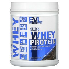 EVLution Nutrition, 100% сывороточный протеин, шоколад двойной насыщенности, 454 г (1 фунт)