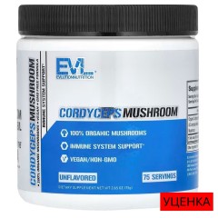 EVLution Nutrition, гриб кордицепс, без добавок, 75 г (2,65 унции)