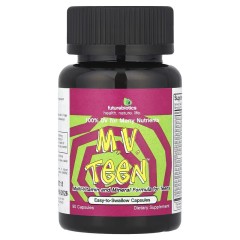 Futurebiotics, M.V. Teen, мультивитамины и минералы для подростков, 90 капсул (30 порций)