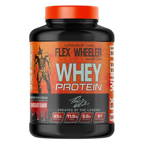 FLEX WHEELER, сывороточный протеин, шоколад, 2,26 кг (81 порция)