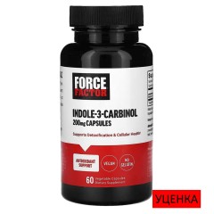 Force Factor, индол-3-карбинол, 200 мг, 60 вегетарианских капсул