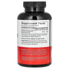 Force Factor, глицинат магния, 140 мг, 180 растительных капсул (90 порций)