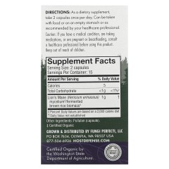 Fungi Perfecti Host Defense, Host Defense Mushrooms, ежовик гребенчатый, 30 капсул