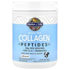 Garden of Life, Пептиды из коллагена из мяса животных травяного откорма, без ароматизаторов, 560 г