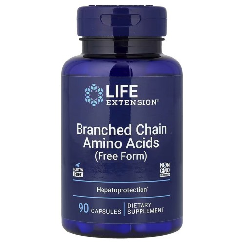 Life Extension, аминокислоты с разветвленной цепью, 90 капсул