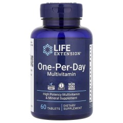 Life Extension, Мультивитамины One-Per-Day, 60 таблеток