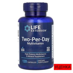 Life Extension, Мультивитамины для приема два раза в день, 120 капсул