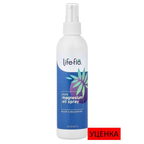 Life-flo, спрей с чистым магниевым маслом, 237 мл (8 жидк. унций)