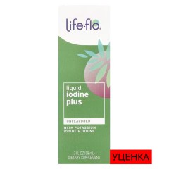 Life-flo, жидкий йод плюс, 59 мл (2 жидк. унции)