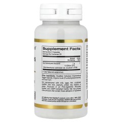 California Gold Nutrition, сахаромицеты Буларди, пробиотические дрожжи, 10 млрд КОЕ, 60 растительных капсул, (30 порций)